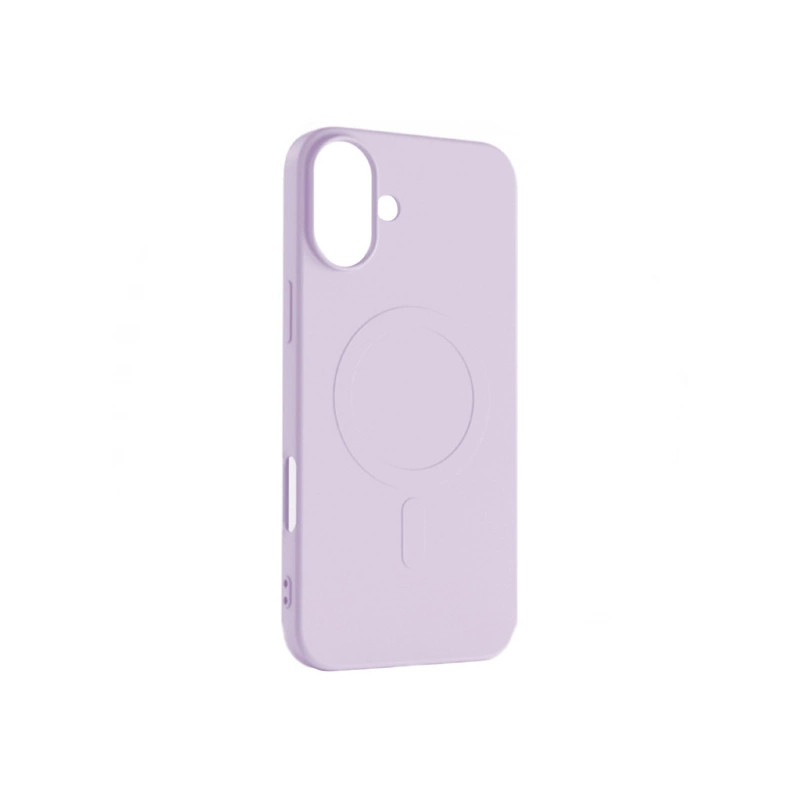 Viedtālruņa aizmugurējais vāciņš Apple iPhone 16 Pro Silicon Mag case Lavanda