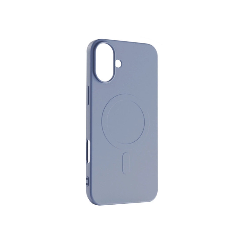 Viedtālruņa aizmugurējais vāciņš Apple Iphone 16 Silicon Mag case Light Blue