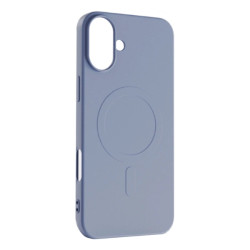 Viedtālruņa aizmugurējais vāciņš Apple iPhone 16 Pro Silicon Mag case Light Blue
