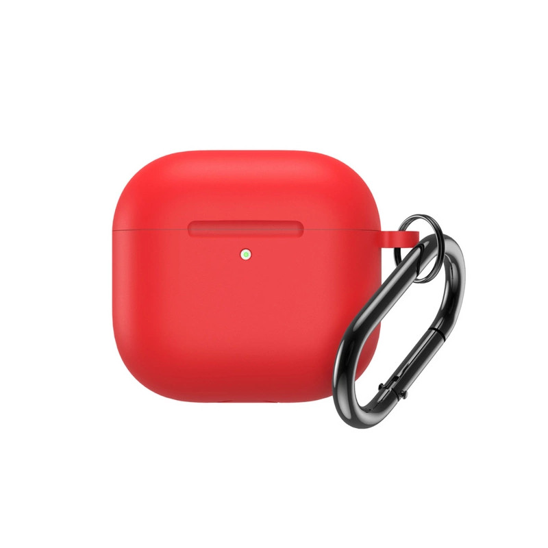 Bezvadu austiņu apvalks Apple Silicone case Red