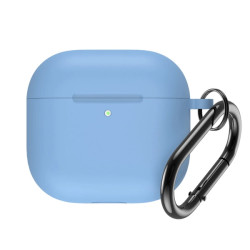 Bezvadu austiņu apvalks Apple Silicone case Light Blue
