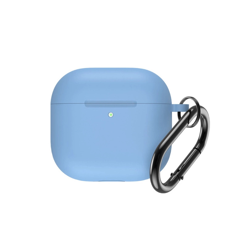 Bezvadu austiņu apvalks Apple Silicone case Light Blue