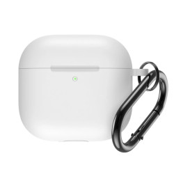 Bezvadu austiņu apvalks Apple Silicone case White