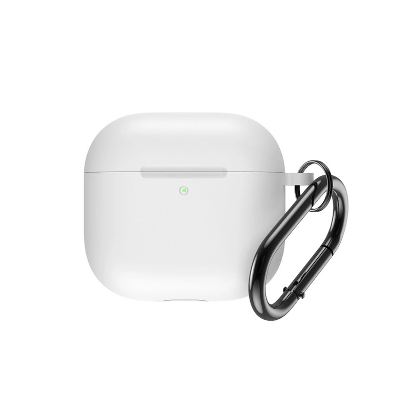 Bezvadu austiņu apvalks Apple Silicone case White