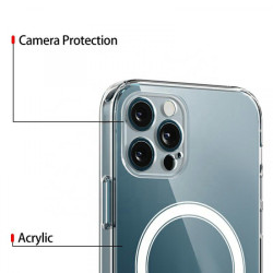 Viedtālruņa aizmugurējais vāciņš Apple iPhone 12 Mini Magsafe Case Transparent