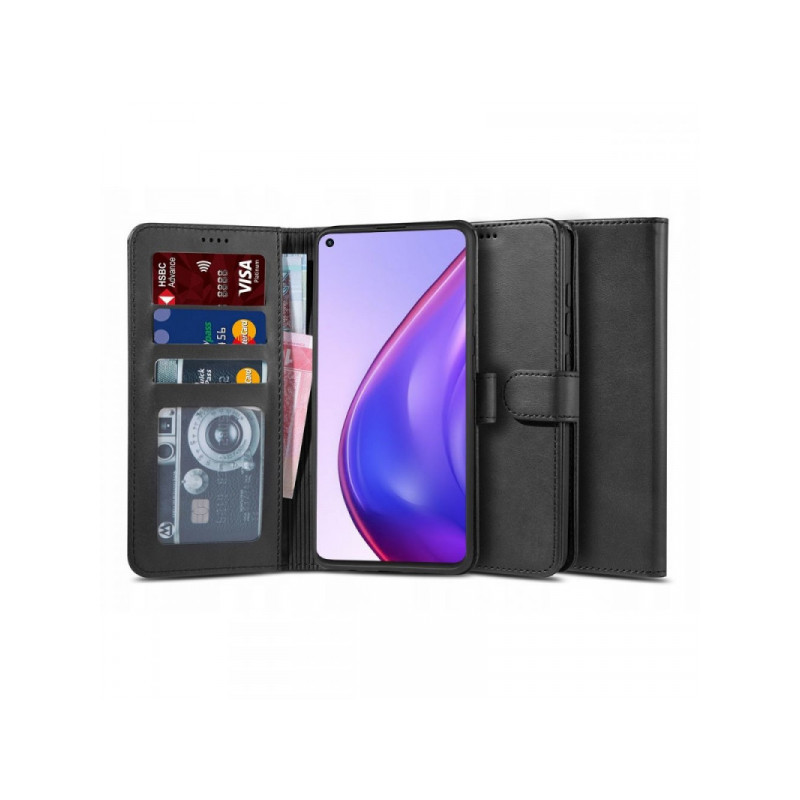 Viedtālruņa atveramais maciņš Xiaomi Redmi Note 9T Wallet 2 Black