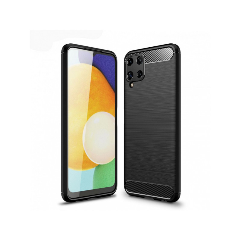 Viedtālruņa aizmugurējais vāciņš Samsung Galaxy A22 Carbon Black