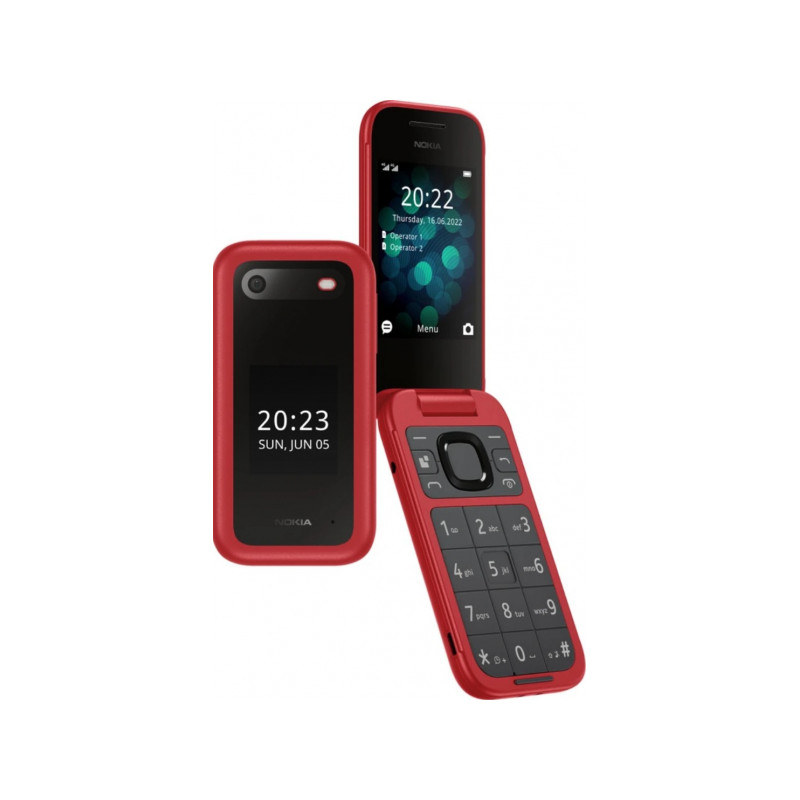 Jauns telefons Nokia Nokia 2660 Nokia 2660 Red
