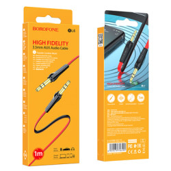 Audio kabelis BL6 3,5mm to 3,5mm 2m Red