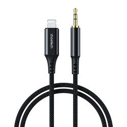 Audio kabelis Apple Lightning Aux 3.5mm AUX009 Black
