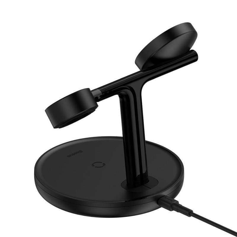 Bezvadu lādētājs Inductive charger compatible with MagSafe Black