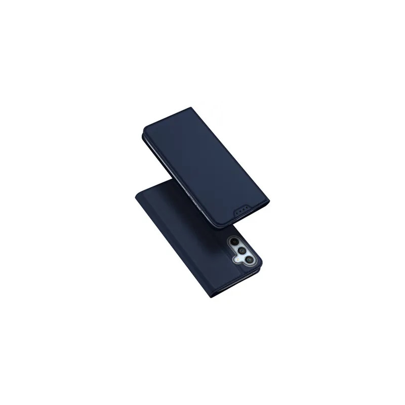 Viedtālruņa atveramais maciņš Samsung Galaxy A54 5G Skin Leather Blue