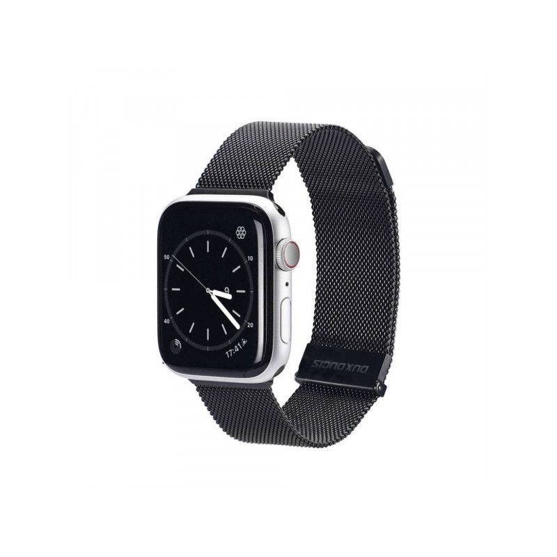 Viedpulksteņa siksniņa Apple Strap MILANESE stainless for Apple Watch 38 / 40 / 41 mm Black