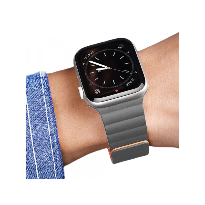 Viedpulksteņa siksniņa Apple Watch Strap (Chain Version) Grey