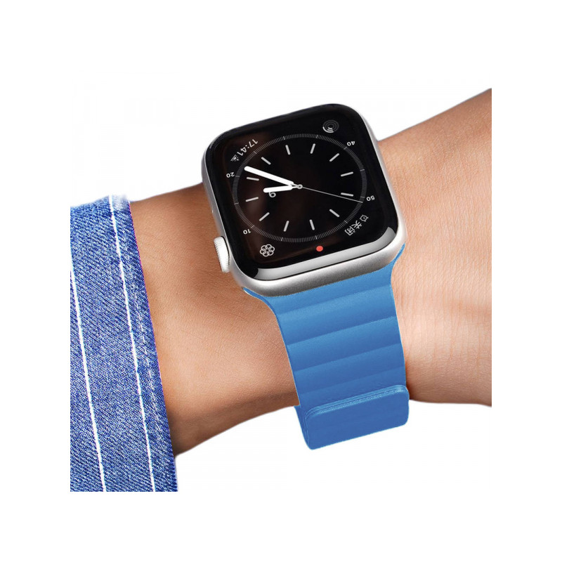 Viedpulksteņa siksniņa Apple Watch Strap (Chain Version) Blue