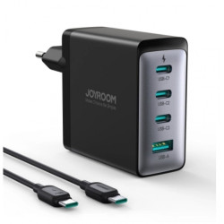 Lādēšanas komplekts 100W GaN 3x + USB-C cable 100W JRTCG04EU Black