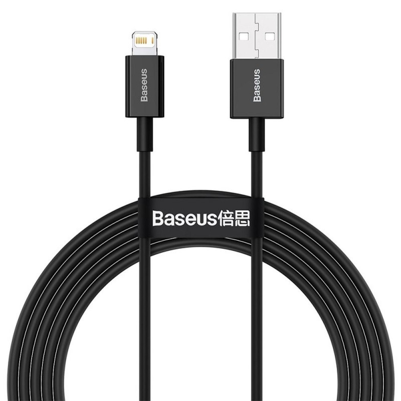 Kabelis USB - Lightning 2m cable Black