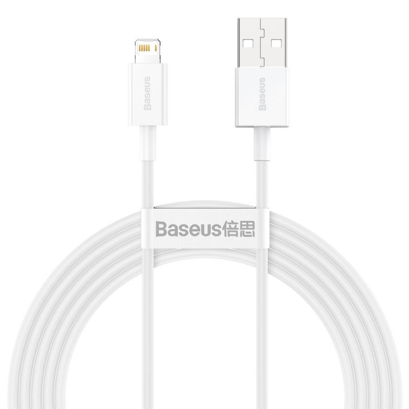 Kabelis USB - Lightning 2m cable White