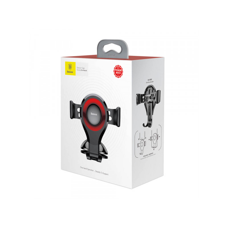 Viedtālruņa turētājs automašīnai SUYL_XP09 Black, Red