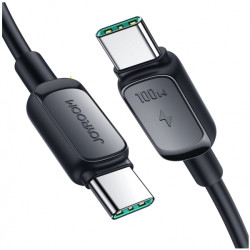Kabelis USB-C / USB-C 100W 1.2 m Black