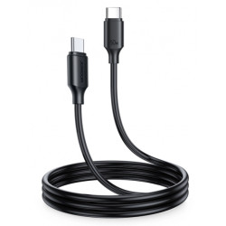 Kabelis USB-C / USB-C cable 60W 1m Black