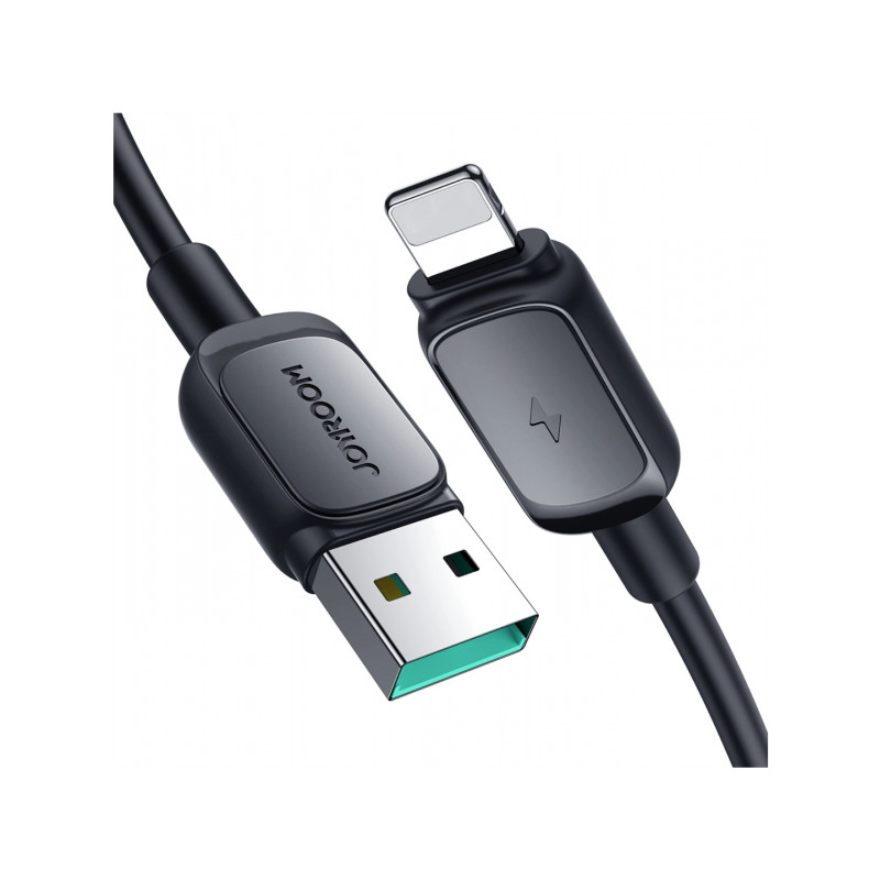 Kabelis Lightning / USB-A 2.4A 1.2 m Cable Black