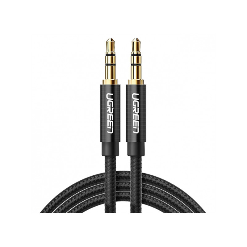 Audio kabelis Audio cable 3.5mm AUX Black