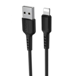 Kabelis BX16 USB-A to Lightning Black