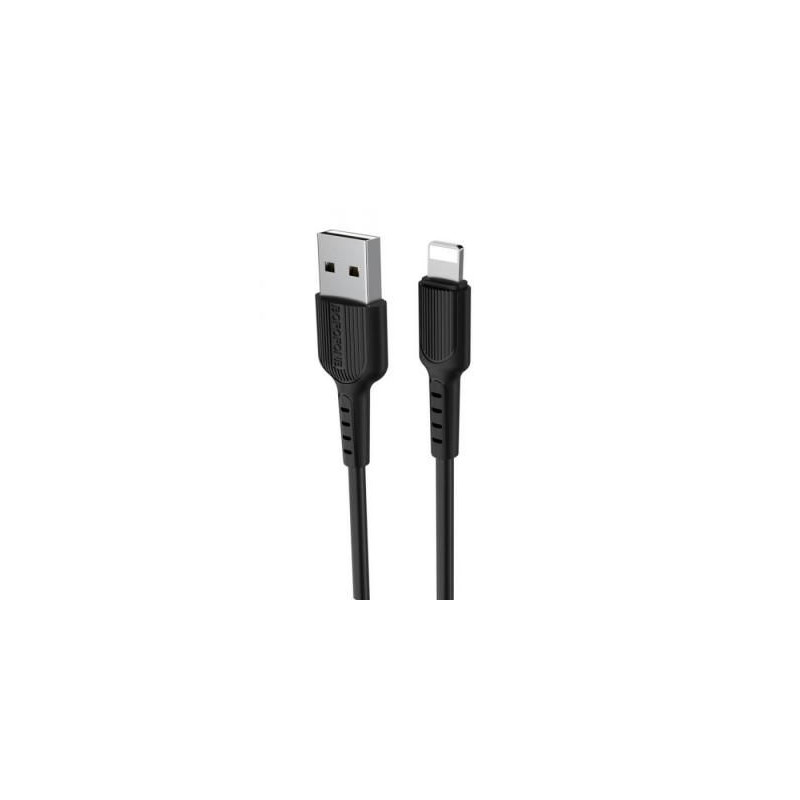 Kabelis BX16 USB-A to Lightning Black