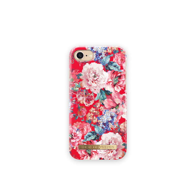 Viedtālruņa aizmugurējais vāciņš Apple iPhone 7 / 8 / SE 20 / SE 22 Statement Florals Red, With Design