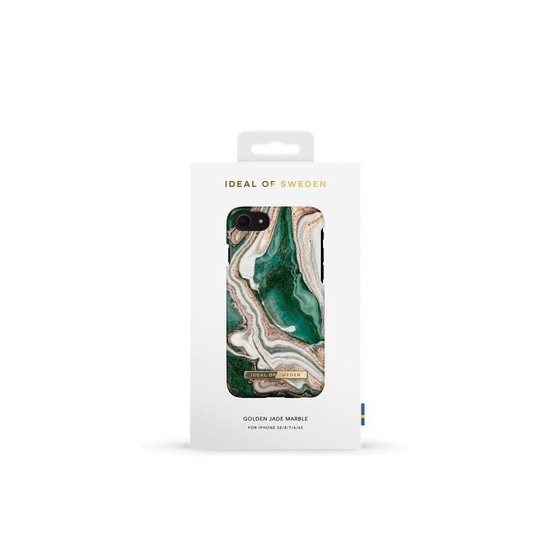 Viedtālruņa aizmugurējais vāciņš Golden Jade Marble