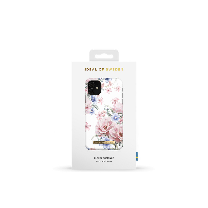 Viedtālruņa aizmugurējais vāciņš Apple iPhone XR Floral Romance Soft Pink, White, With Design