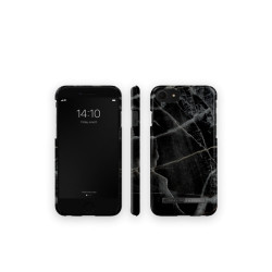 Viedtālruņa aizmugurējais vāciņš Apple iPhone 7 / 8 / SE 20 / SE 22 Black Thunder Marble Black, Grey, With Design