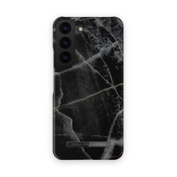 Viedtālruņa aizmugurējais vāciņš Samsung Galaxy S22 Black Thunder Marble Black, Grey, With Design