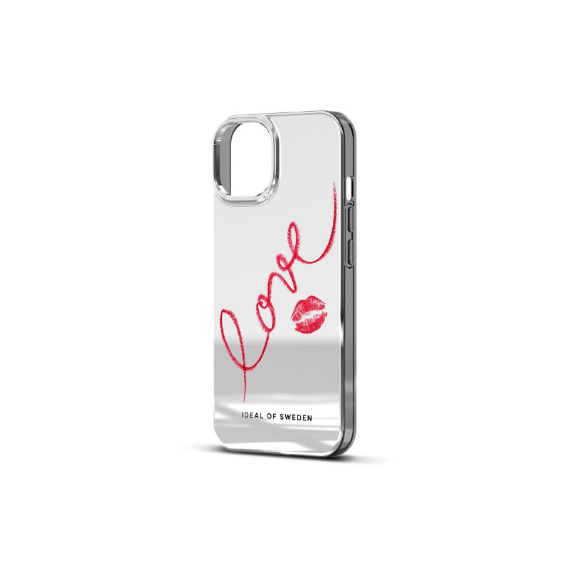Viedtālruņa aizmugurējais vāciņš Apple iPhone 14 Pro Max Mirror Love Silver, With Design