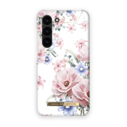 Viedtālruņa aizmugurējais vāciņš Samsung Galaxy S23 Plus Floral Romance Soft Pink, White, With Design