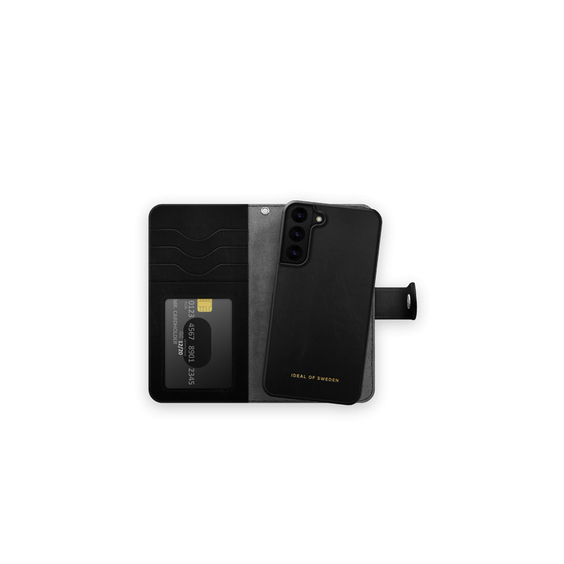 Viedtālruņa atveramais maciņš Samsung Galaxy S23 Ultra Magnet Wallet + Black