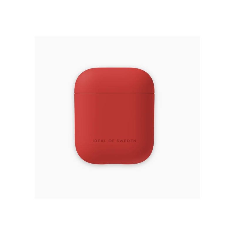 Bezvadu austiņu apvalks Apple Silicone case Red
