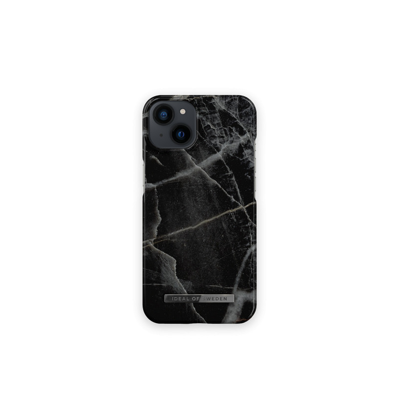 Viedtālruņa aizmugurējais vāciņš Apple Iphone 15 Black Thunder Marble Black, Grey, With Design