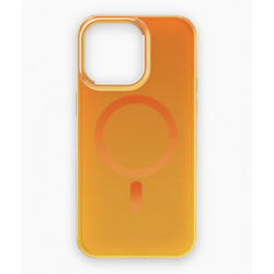 Viedtālruņa aizmugurējais vāciņš Apple iPhone 14 Pro Clear Case Mag Orange, Transparent