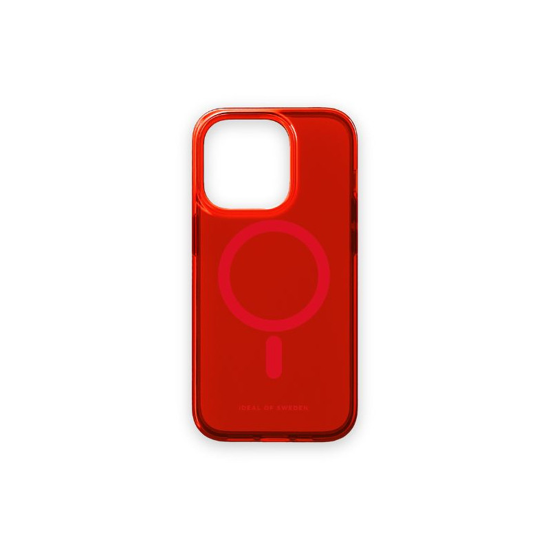 Viedtālruņa aizmugurējais vāciņš Apple iPhone 14 Clear Case Mag Red