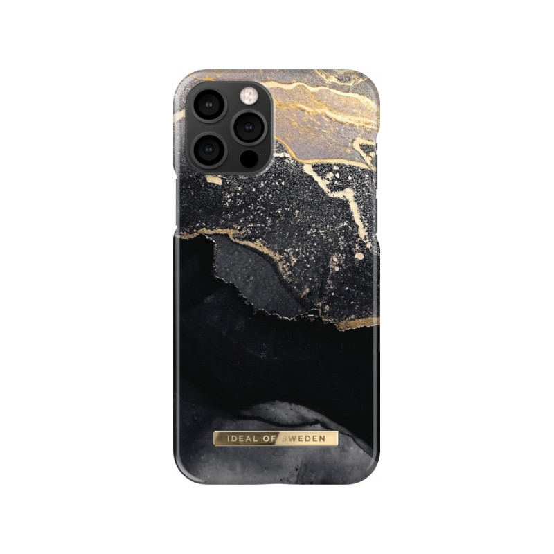 Viedtālruņa aizmugurējais vāciņš Apple Iphone 16 Golden Twilight Marble Black, Gold, With Design