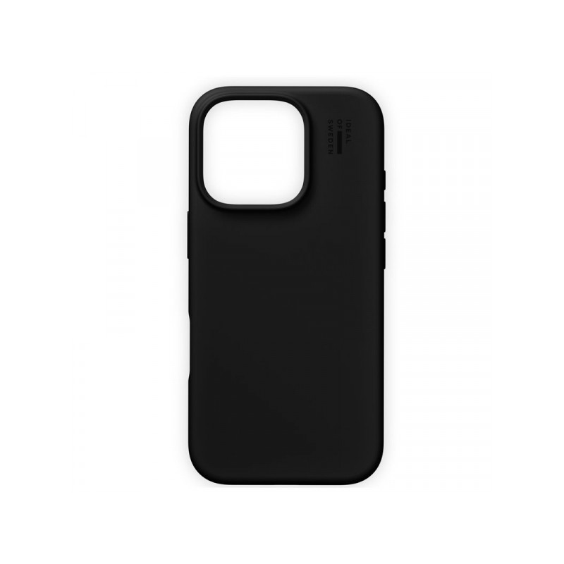 Viedtālruņa aizmugurējais vāciņš Apple Iphone 16 Silicone Mag Black