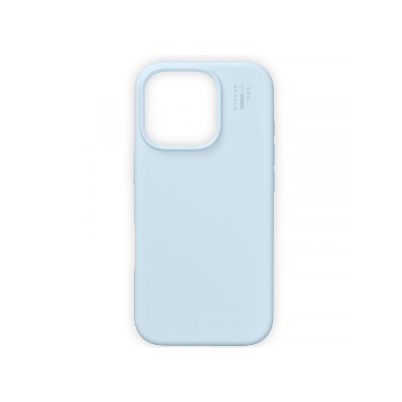 Viedtālruņa aizmugurējais vāciņš Apple Iphone 16 Silicone Mag Light Blue
