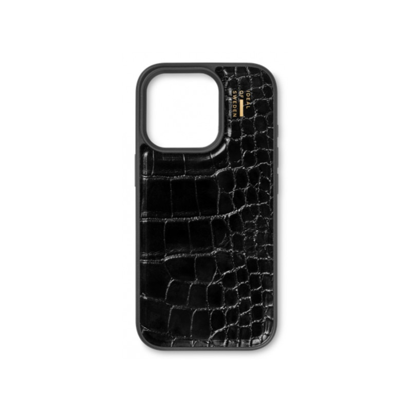 Viedtālruņa aizmugurējais vāciņš Apple iPhone 16 Pro Black Croco Black