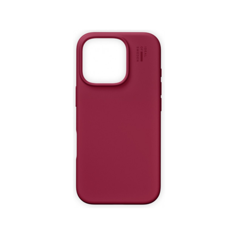 Viedtālruņa aizmugurējais vāciņš Apple iPhone 16 Pro Silicone case Dark Red