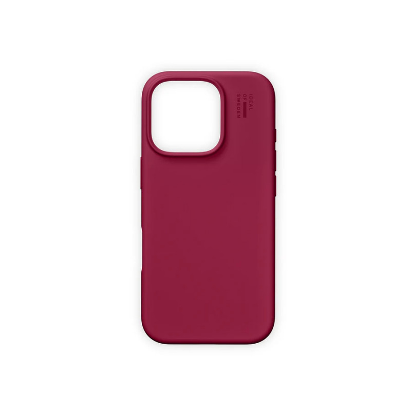 Viedtālruņa aizmugurējais vāciņš Apple Iphone 16 Silicone Mag Maroon