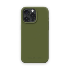 Viedtālruņa aizmugurējais vāciņš Apple Iphone 15 Silicone Mag Khaki Green