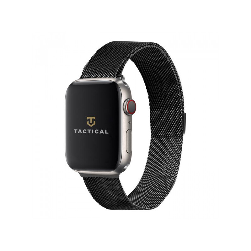 Viedpulksteņa siksniņa Apple 333 Loop Magnetic Stainless Steel Band Black