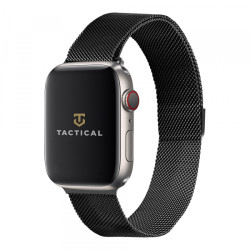 Viedpulksteņa siksniņa Apple 351 Magnetic Stainless Steel Band Black